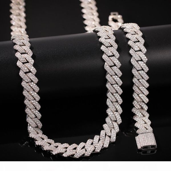 a iced out chains 13mm hip hop jewelry bling diamond cuban link chain luxury designer necklace mens gold silver rapper fashion accessor
a iced out chains 13mm hip hop jewelry bling diamond cuban link chain luxury designer necklace mens gold silver rapper fashion accessor