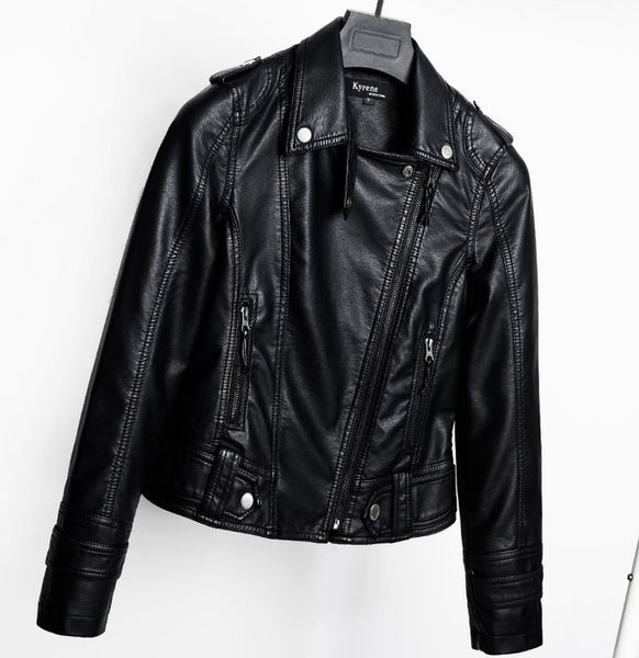 2020 autumn outfit new south korean motorcycle zipper lapel pu leather bodice slim short jacket, Black
2020 autumn outfit new south korean motorcycle zipper lapel pu leather bodice slim short jacket, Black