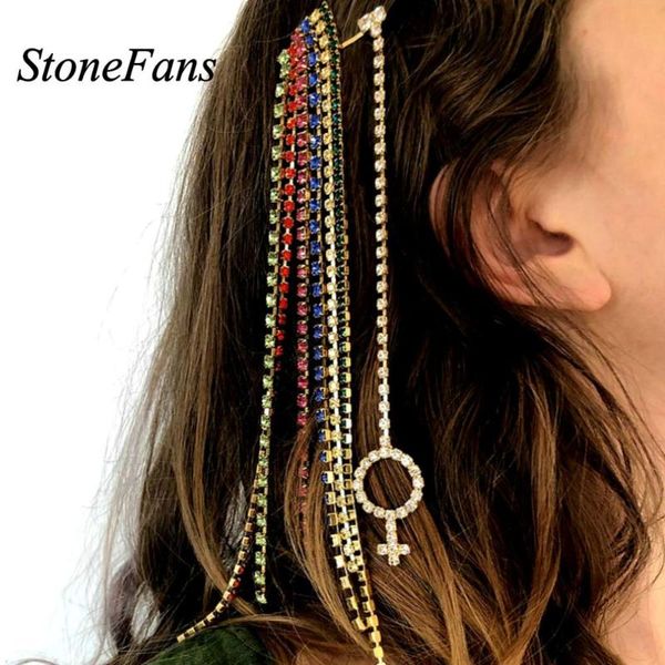 stonefans colorful rainbow wedding hair combs hair accessories gold ins fashion chain rhinestone clip for wedding bridal, Golden;silver
stonefans colorful rainbow wedding hair combs hair accessories gold ins fashion chain rhinestone clip for wedding bridal, Golden;silver