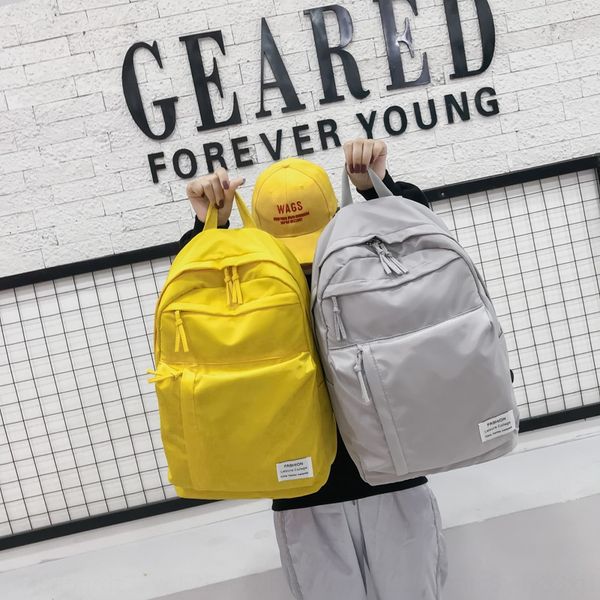 pcznu new korean style large capacity middle school schoolbag waterproof nylon nylon cloth bag cloth portable backpack for lovers travel bac
pcznu new korean style large capacity middle school schoolbag waterproof nylon nylon cloth bag cloth portable backpack for lovers travel bac