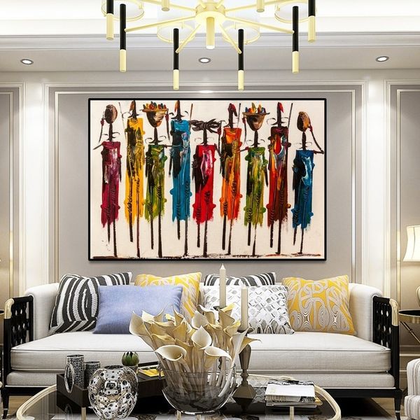 modern abstract african woman oil painting on canvas posters and prints wall art portrait pictures for living room bedroom home decor
modern abstract african woman oil painting on canvas posters and prints wall art portrait pictures for living room bedroom home decor