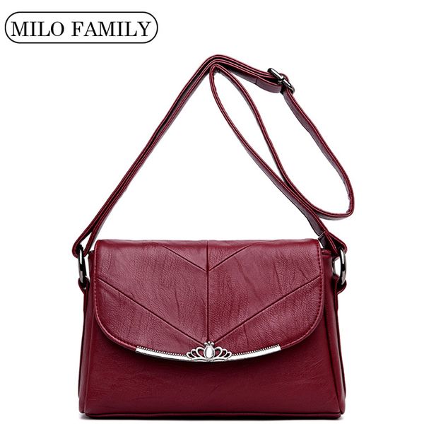 ladies leather handbags designer luxury bags for women 2020 women messenger shoulder bag handle bags flap sac a main femme