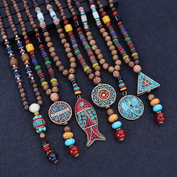 vintage nepal long buddhist mala wood beaded pendant & necklace ethnic bohemian boho elephant buddha lucky jewelry for women men, Silver
vintage nepal long buddhist mala wood beaded pendant & necklace ethnic bohemian boho elephant buddha lucky jewelry for women men, Silver