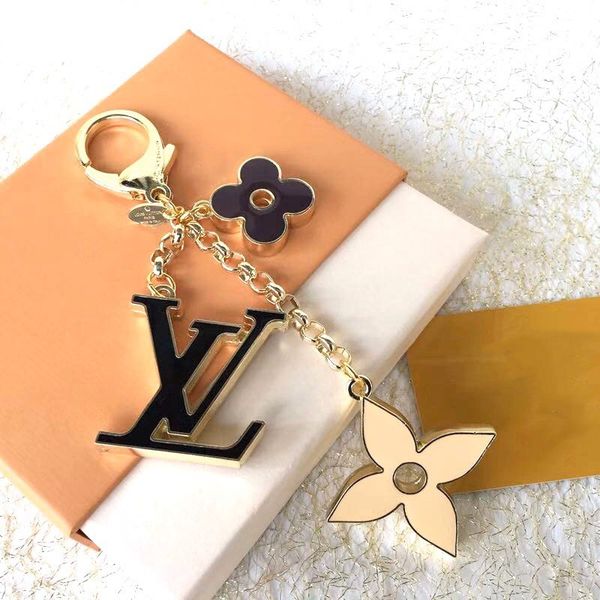 exquisite four-leaf flower letter luxury keychain multi pendant bag charm fashion key chain, Silver
exquisite four-leaf flower letter luxury keychain multi pendant bag charm fashion key chain, Silver