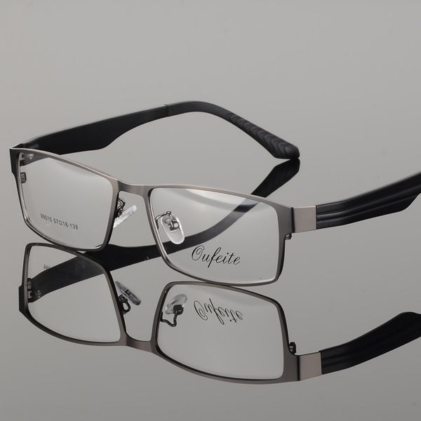 wear comfortable metal with big face glasses and wide face men's full frame glasses frame, Silver
wear comfortable metal with big face glasses and wide face men's full frame glasses frame, Silver