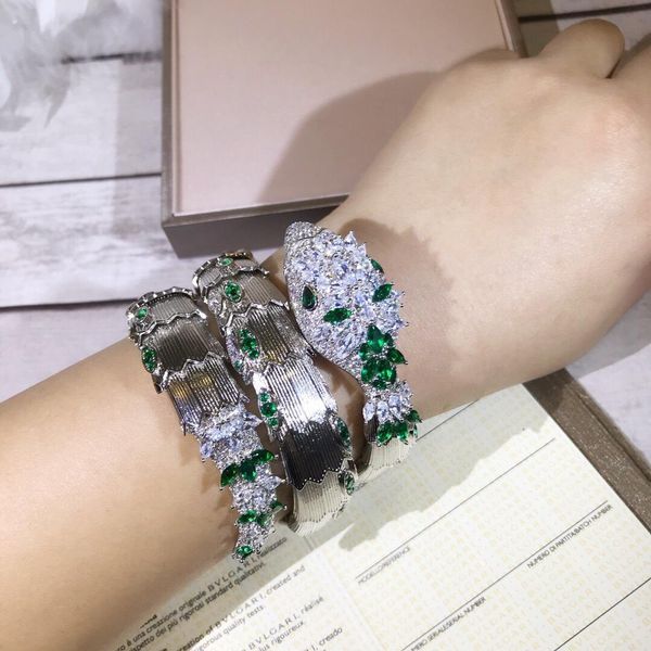 Bangle Snake Bracelets for Women Jewelry Birthday Valentine New Year Gift