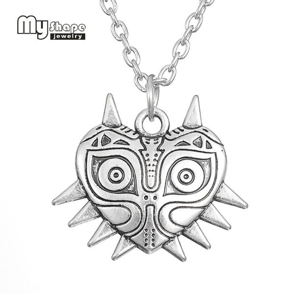 my shape the legend of zelda necklace&pendants majoras mask pendant 3d game jewelry rope chain neecklac collar chains choice, Silver
my shape the legend of zelda necklace&pendants majoras mask pendant 3d game jewelry rope chain neecklac collar chains choice, Silver