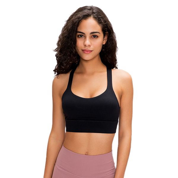 gym clothing no steel ring sling beauty back sports bra yoga underwear fitness black s code, White;black
gym clothing no steel ring sling beauty back sports bra yoga underwear fitness black s code, White;black