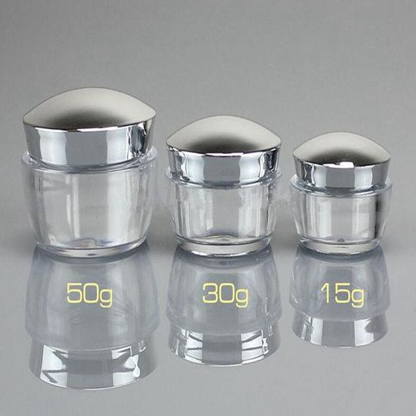 100pcs 15g 30g 50g cream Jar Pot Eyeshadow Makeup Face Cream Container Bottle for Creams Skin Care Products makeup tool