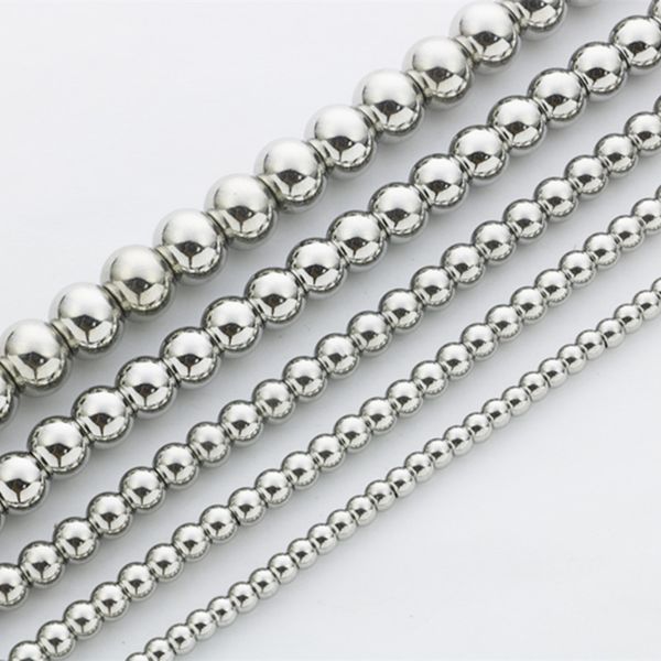 4/5/6/8/10mm handmade heavy men's women's jewelry silver color stainless steel beads ball chain necklace or bracelet 7"-40&qu
4/5/6/8/10mm handmade heavy men's women's jewelry silver color stainless steel beads ball chain necklace or bracelet 7"-40&qu