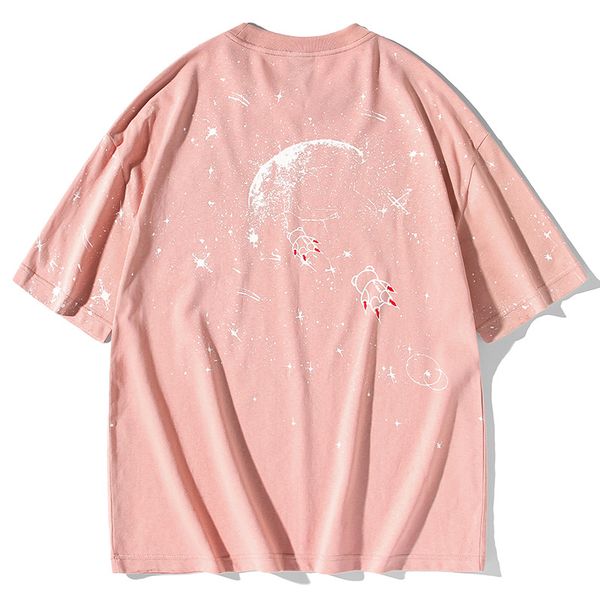 2020 summer new wandering earth space starry print round neck short sleeve trendy men loose large size t-shirt, White;black
2020 summer new wandering earth space starry print round neck short sleeve trendy men loose large size t-shirt, White;black