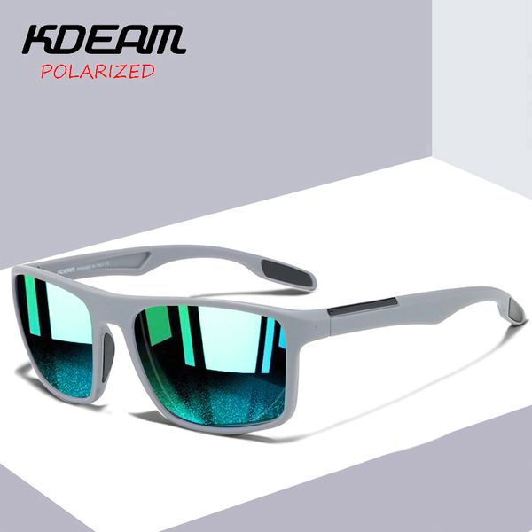 kdeam square polarized sunglasses men fishing outdoor sports sun glasses pchromic lens goggles super light frame ce x11, White;black
kdeam square polarized sunglasses men fishing outdoor sports sun glasses pchromic lens goggles super light frame ce x11, White;black