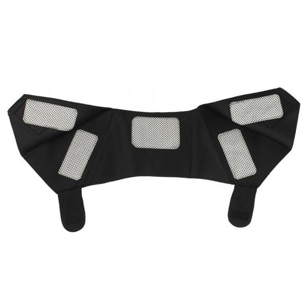 back support adjustable shoulder braces self-heating relax pad belt magnetic therapy strap body building sport safety, Black;blue
back support adjustable shoulder braces self-heating relax pad belt magnetic therapy strap body building sport safety, Black;blue