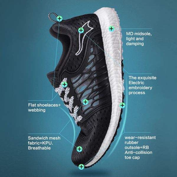onemix shoes for man women summer fashion breathable shoes mesh outdoor sports training footwear jogging casual woman tennis, Black
onemix shoes for man women summer fashion breathable shoes mesh outdoor sports training footwear jogging casual woman tennis, Black