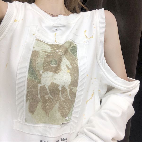 women's sweater 2019 new autumn thin loose bf long-sleeved trendy student korean style pullover pullover coat lazy style, Black
women's sweater 2019 new autumn thin loose bf long-sleeved trendy student korean style pullover pullover coat lazy style, Black