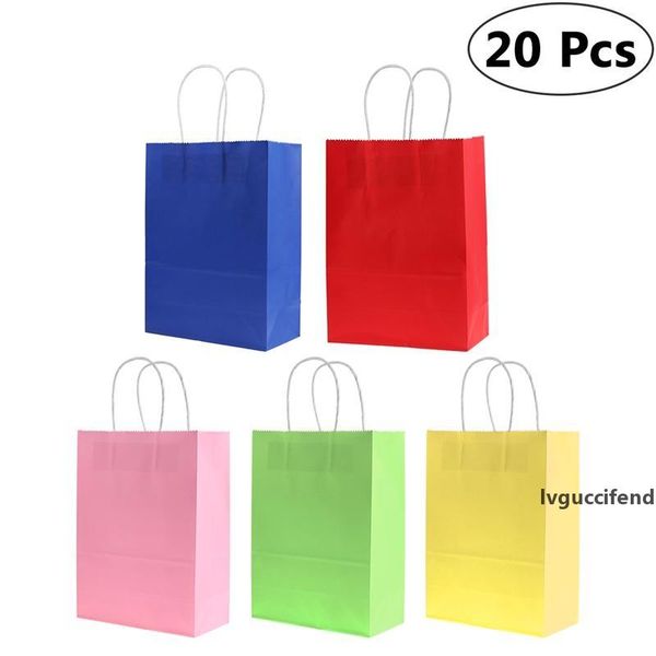 20pcs kraft paper bags with handle party gift bag birthday wedding favor present bag wrapping bags
20pcs kraft paper bags with handle party gift bag birthday wedding favor present bag wrapping bags