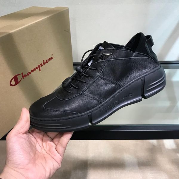 2019 new men's shoes, trend of wild high white shoes, leather sports shoes original box packaging 38-4411, Black
2019 new men's shoes, trend of wild high white shoes, leather sports shoes original box packaging 38-4411, Black