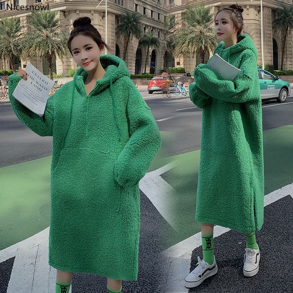 maternity wears autumn fashion new korean plus velvet thick coat winter sweatshirt loose pregnant women dress hooded warm f2707, Black
maternity wears autumn fashion new korean plus velvet thick coat winter sweatshirt loose pregnant women dress hooded warm f2707, Black