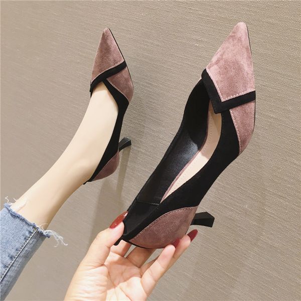 plus size 34-40 women dress shoes patchwork pumps pointed toe party shoes woman fashion pumps low heels boat shoe ladies, Black
plus size 34-40 women dress shoes patchwork pumps pointed toe party shoes woman fashion pumps low heels boat shoe ladies, Black