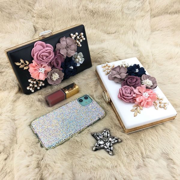 handmade flower party strap handmade flower dinner party shoulder strap hand handbag shoulder dinner bag, White
handmade flower party strap handmade flower dinner party shoulder strap hand handbag shoulder dinner bag, White