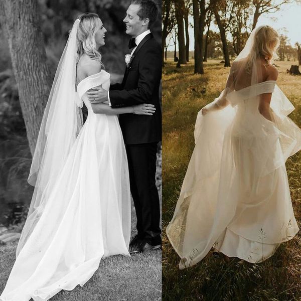 simple beach wedding dresses off shoulder a line bridal gowns plus size 4 6 8 10 12 14 16 18 20, White
simple beach wedding dresses off shoulder a line bridal gowns plus size 4 6 8 10 12 14 16 18 20, White