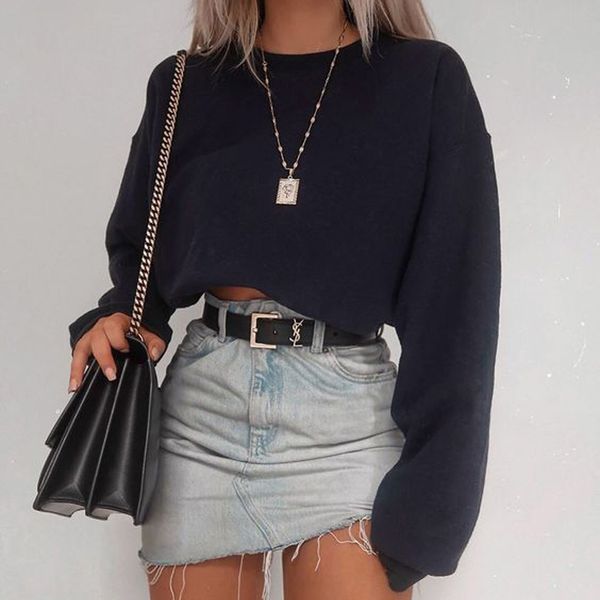 hirgin women casual long sleeve crop ladies o-neck cotton soft pullover t-shirts fashion summer autumn clothes dropshipping, White
hirgin women casual long sleeve crop ladies o-neck cotton soft pullover t-shirts fashion summer autumn clothes dropshipping, White