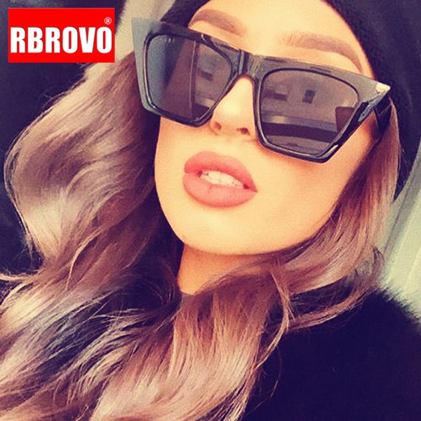 rbrovo 2020 cateye retro sunglasses women glasses women vintage eyewear for women/men mirror feminino, White;black
rbrovo 2020 cateye retro sunglasses women glasses women vintage eyewear for women/men mirror feminino, White;black