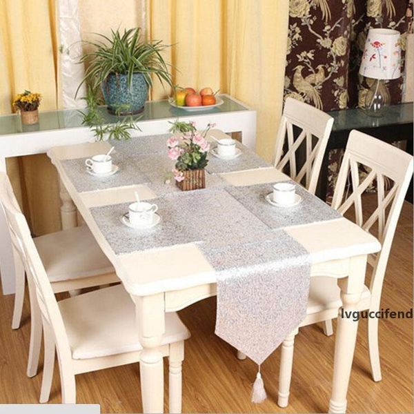 new design 28*40cm pure sequin table mat polyester fiber table decoration mats kitchen accessories 6 color white gary gold red
new design 28*40cm pure sequin table mat polyester fiber table decoration mats kitchen accessories 6 color white gary gold red