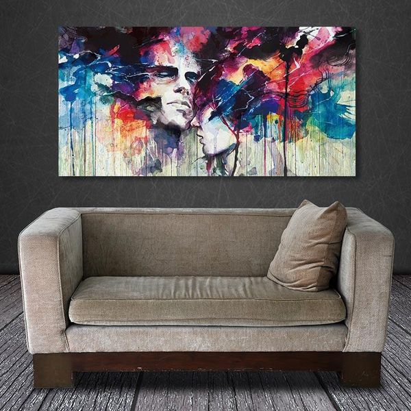 watercolour lovers canvas oil painting modern abstract posters & prints canvas wall art pictures for living room bedroom home decor
watercolour lovers canvas oil painting modern abstract posters & prints canvas wall art pictures for living room bedroom home decor
