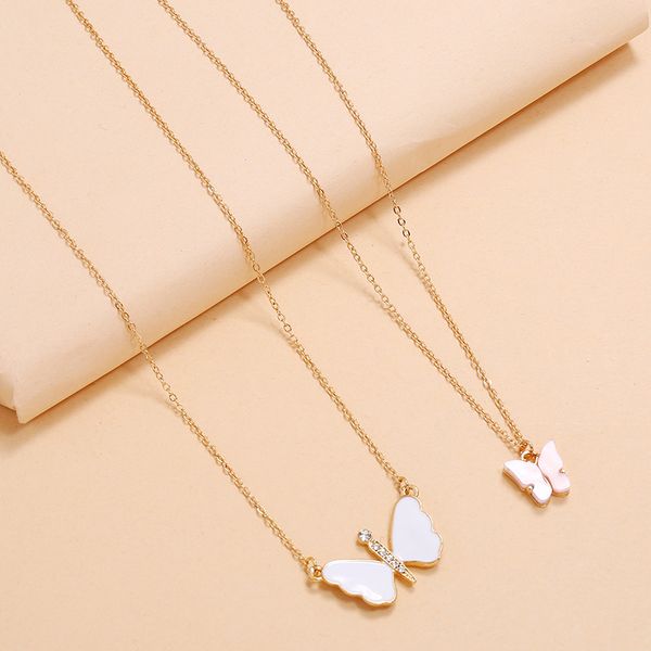 european and american non-mainstream design temperament all-match butterfly suit simple retro fashion mori sweet necklace, Silver
european and american non-mainstream design temperament all-match butterfly suit simple retro fashion mori sweet necklace, Silver