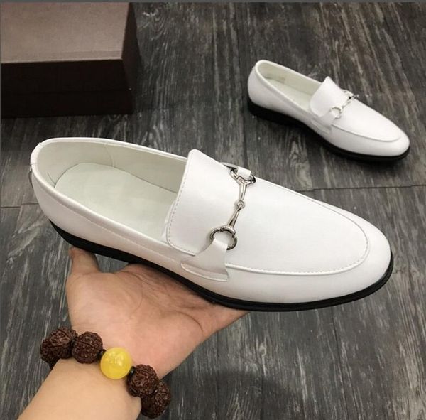 38-45 new designer mens luxury dress shoe slip-on buckles designed business wedding shoes zapatos, Black
38-45 new designer mens luxury dress shoe slip-on buckles designed business wedding shoes zapatos, Black