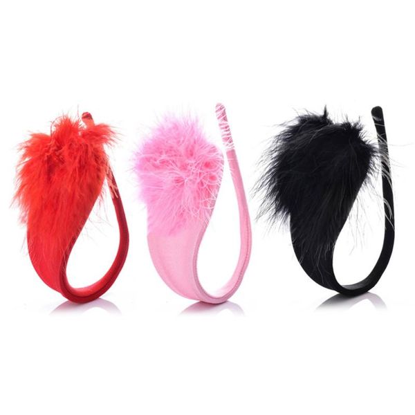 c string invisible panties lingeries underwear for women feather decoration acrylic fiber, Black;pink
c string invisible panties lingeries underwear for women feather decoration acrylic fiber, Black;pink