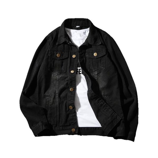 men's jackets black denim jacket coat spring autumn fashion male simple washed slim retro solid color for men jean, Black;brown
men's jackets black denim jacket coat spring autumn fashion male simple washed slim retro solid color for men jean, Black;brown