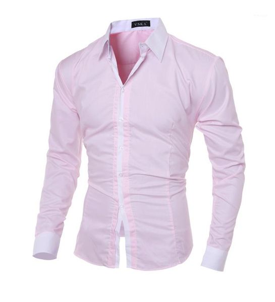 male clothing mens 2020 designer luxury business shirts fashion long sleeve panelled shirts casual slim lapel neck, White;black
male clothing mens 2020 designer luxury business shirts fashion long sleeve panelled shirts casual slim lapel neck, White;black