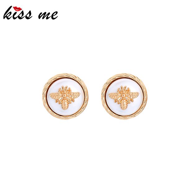 stud kissme exquisite round white coating zinc alloy gold color bee insect earrings for women gifts fashion jewelry wholesale, Golden;silver
stud kissme exquisite round white coating zinc alloy gold color bee insect earrings for women gifts fashion jewelry wholesale, Golden;silver