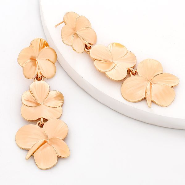 advanced metal texture multilayer alloy flower earrings female temperament earrings new earrings, Golden
advanced metal texture multilayer alloy flower earrings female temperament earrings new earrings, Golden