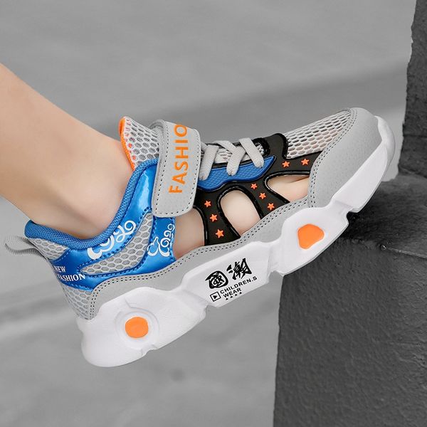 boys' summer 2020 comfortable mesh boys' hollowed-out single mesh medium sneakers children's shoes and large children's, Black
boys' summer 2020 comfortable mesh boys' hollowed-out single mesh medium sneakers children's shoes and large children's, Black