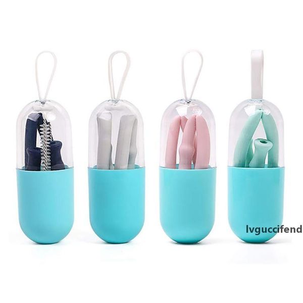 collapsible straws reusable silicone straws with case bpa-folding drinking straws with cleaning brush for travel
collapsible straws reusable silicone straws with case bpa-folding drinking straws with cleaning brush for travel