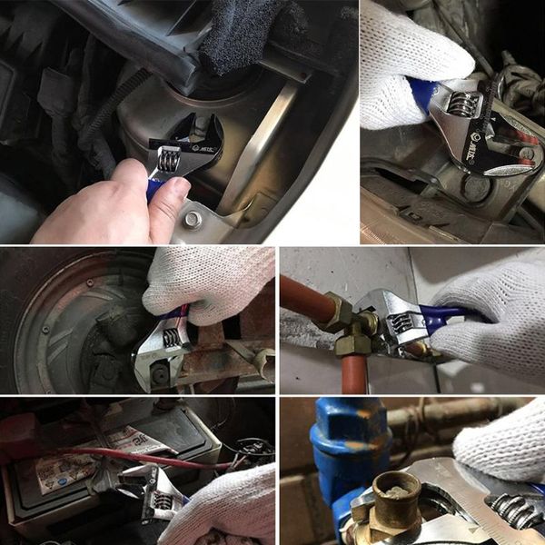 portable screw key hand tools spanner repair disassemble nuts adjustable alloy mini universal wrench maximum 24mm
portable screw key hand tools spanner repair disassemble nuts adjustable alloy mini universal wrench maximum 24mm
