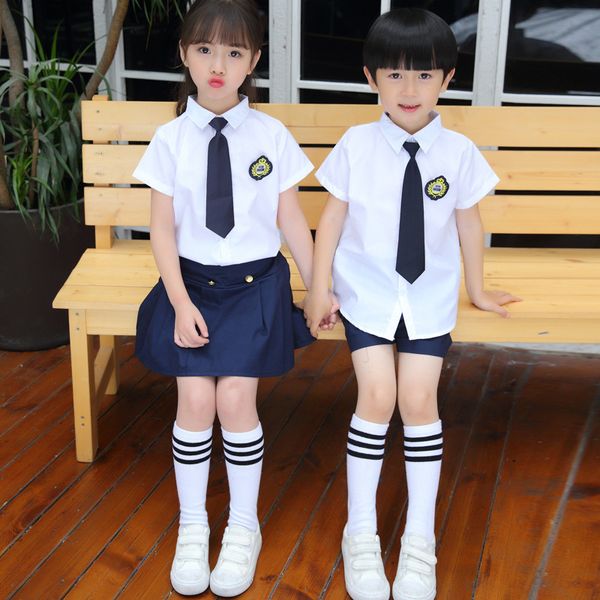 children's uniforms new performance costumes pupils school uniform college british wind boys chorus clothes kindergarten, White
children's uniforms new performance costumes pupils school uniform college british wind boys chorus clothes kindergarten, White