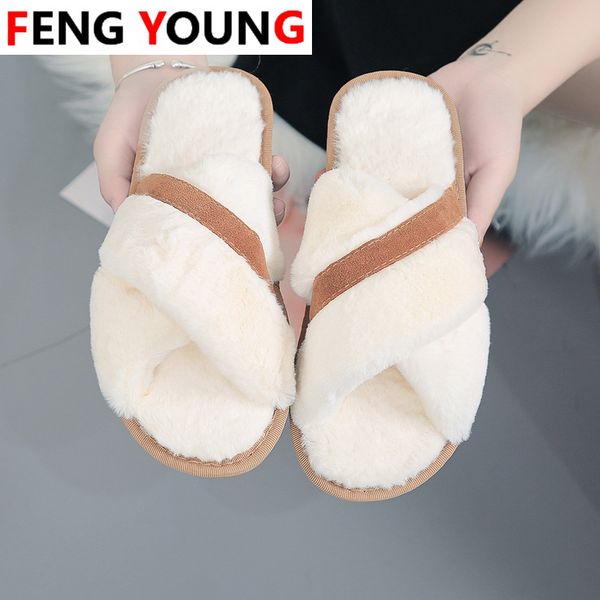 cute furry fluffy slippers women vogue fur slippers comfort winter flat sandals outside slides plush home shoes hot, Black
cute furry fluffy slippers women vogue fur slippers comfort winter flat sandals outside slides plush home shoes hot, Black