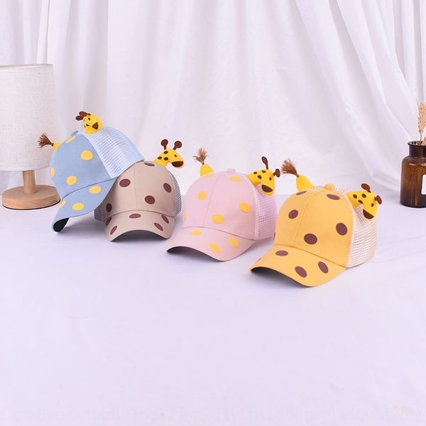ins children's giraffe net summer baby cartoon polka dot printing shade baseball baseball cap sun hat cap outdoor sun hat fashion, Yellow
ins children's giraffe net summer baby cartoon polka dot printing shade baseball baseball cap sun hat cap outdoor sun hat fashion, Yellow