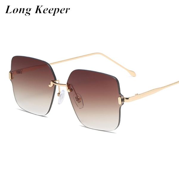 longkeeper rimless sunglasses women men vintage brand design brown square sun glasses female luxury fashion gafas de sol hombre, White;black
longkeeper rimless sunglasses women men vintage brand design brown square sun glasses female luxury fashion gafas de sol hombre, White;black