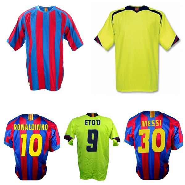 2005 2006 ronaldinho larsson xavi eto'o iniesta deco messi retro home away soccer jersey v. bommel giuly vintage classic football shirt, Black;yellow
2005 2006 ronaldinho larsson xavi eto'o iniesta deco messi retro home away soccer jersey v. bommel giuly vintage classic football shirt, Black;yellow