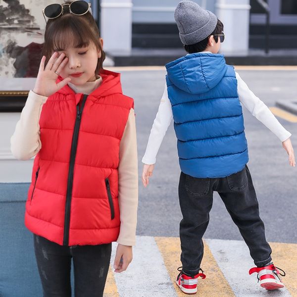 2019 new thickened children's hooded cotton coat vest medium and large boys and girls children's clothing down cotton vest coat, Camo
2019 new thickened children's hooded cotton coat vest medium and large boys and girls children's clothing down cotton vest coat, Camo