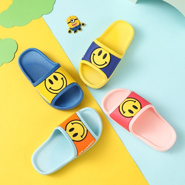 new children' color matching thickened bottom smiley slippers home slippers for boys and girls, Black;grey
new children' color matching thickened bottom smiley slippers home slippers for boys and girls, Black;grey
