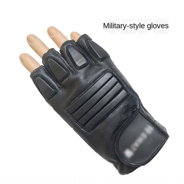 c9164 fans summer outdoor tactical fitness anti-skid wear-resistant cycling exposed bicycle gloves and gloves leather special forces sheep, Blue;gray