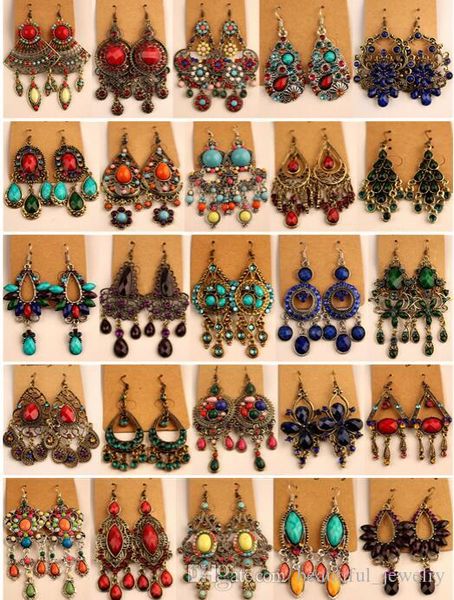 2018 vintage tibetan silver/bronze resin gem diamond earrings bohemia style jewelry mixed 25 style 25pairs/lot
2018 vintage tibetan silver/bronze resin gem diamond earrings bohemia style jewelry mixed 25 style 25pairs/lot