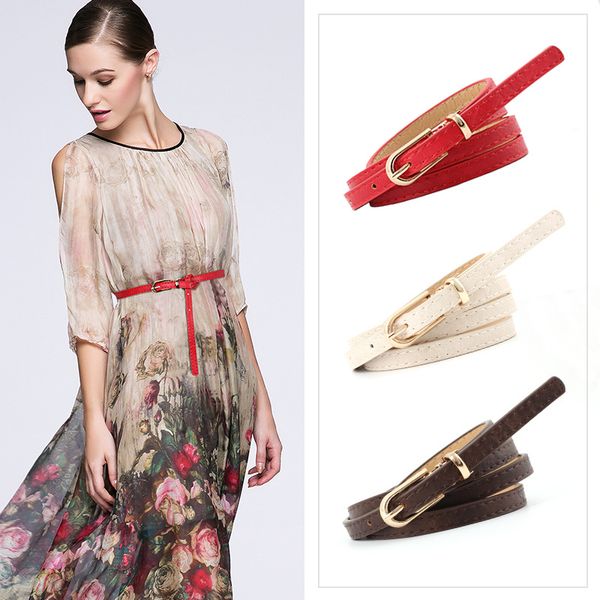 korean version of the wild women's new pin buckle belt women's sweet pu thin belt decorative harajuku luxury fashion, Black;brown
korean version of the wild women's new pin buckle belt women's sweet pu thin belt decorative harajuku luxury fashion, Black;brown