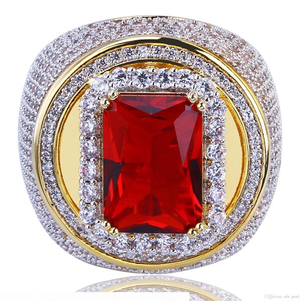 new mens ring vintage hip hop jewelry ruby zircon iced out copper rings luxury real gold plated for lover fashion jewelry wholesale, Silver
new mens ring vintage hip hop jewelry ruby zircon iced out copper rings luxury real gold plated for lover fashion jewelry wholesale, Silver